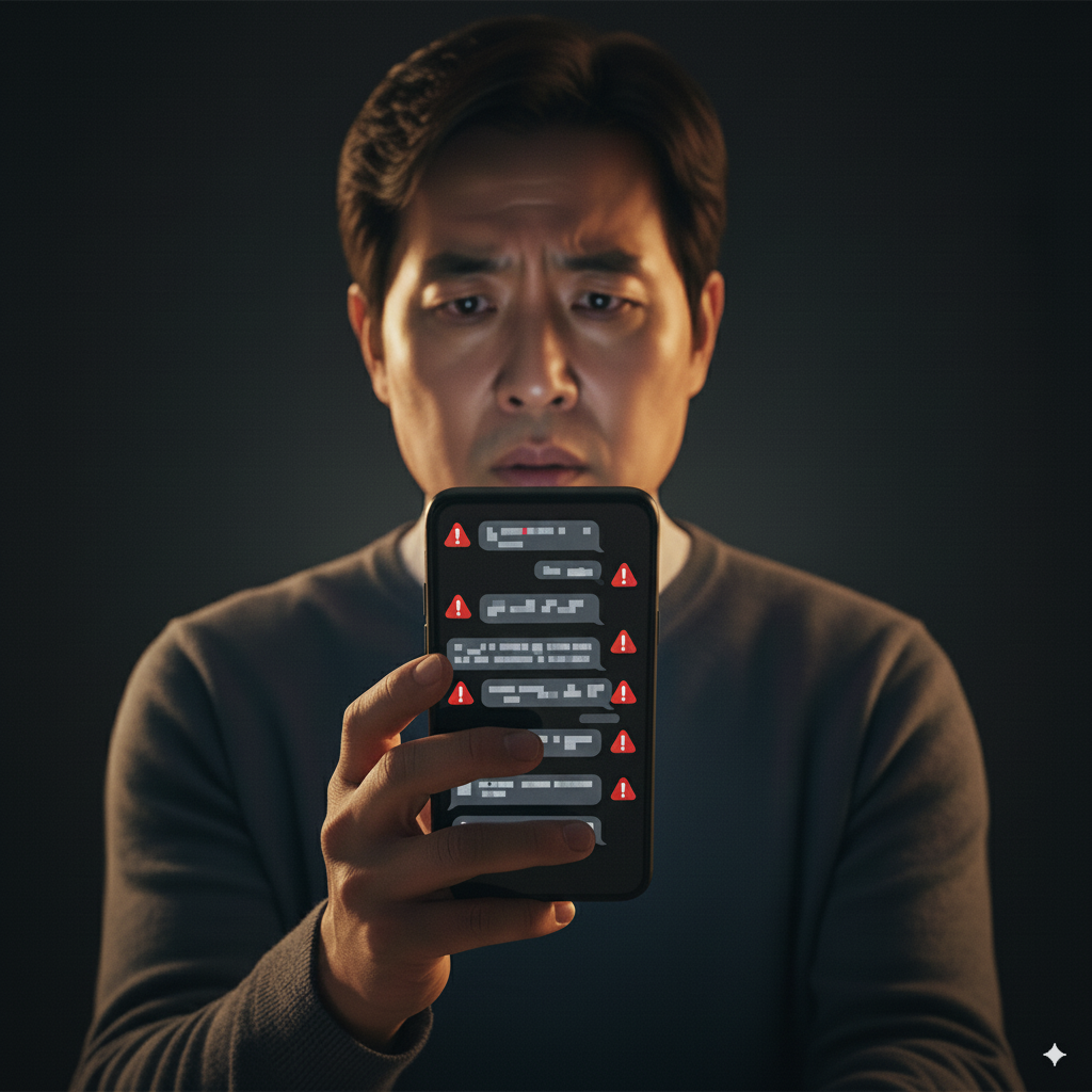 불법스팸 문자 URL 클릭 금지…다중피해사기 주의보