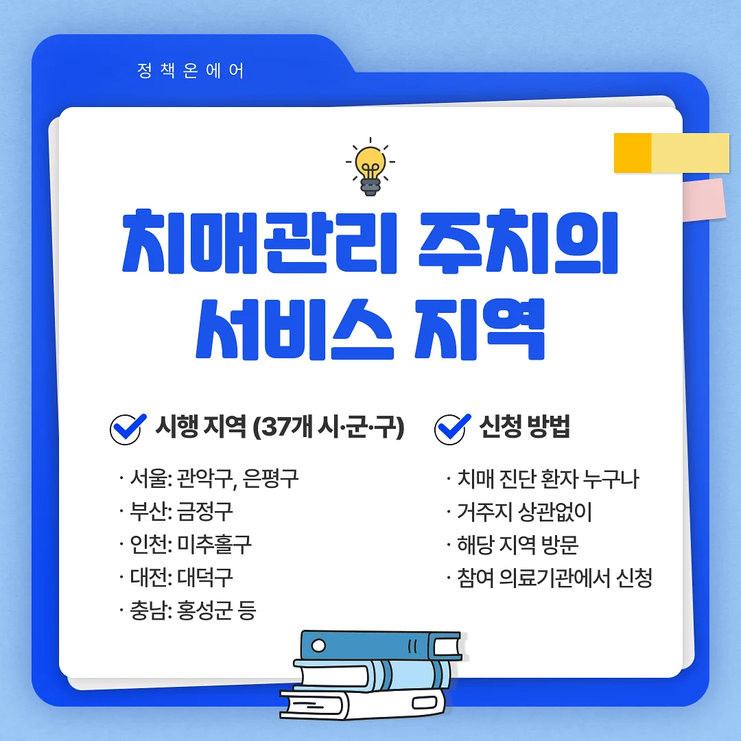 치매관리 주치의 서비스 지역 및 신청 방법 치매관리 주치의 서비스 지역 및 신청 방법